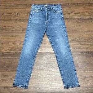 Citizens of Humanity Olivia High Rise Slim Ankle Jeans 26 Vintage Denim